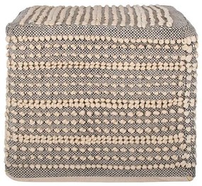 Πούφ Corn Fylliana Μπέζ 45x45x40 εκ. 45x45x40 εκ.