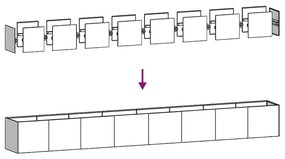 ΖΑΡΝΤΙΝΙΕΡΑ 360X40X40 ΕΚ. ΑΤΣΑΛΙ ΣΚΛΗΡΥΘΕΝ ΣΤΟΝ ΑΕΡΑ 860702