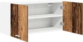 vidaXL Κρεμαστό ντουλάπι Παλαιωμένο ξύλο 80 x 31 x 40 cm