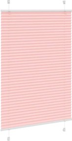 vidaXL Πλισέ περσίδα ροζ 90x150 cm Πλάτος υφάσματος 89,4 cm