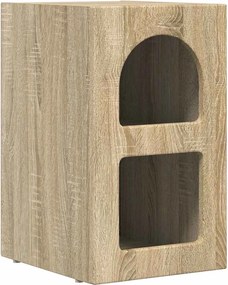 vidaXL Κομοδίνο ELST Δρύς Sonoma 29,5 x 33,5 x 50 εκ