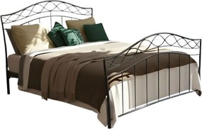 Κρεβάτι Dalida-90x200-Ασημί Σφυρίλατο-Με ποδαρικό