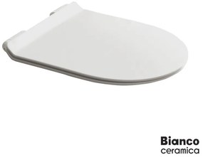 BIANCO CERAMICA 9620SC-300 Κάλυμμα Λεκάνης βακελίτη slim soft close White