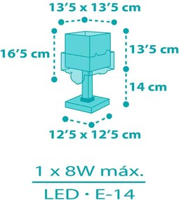 Happy Jungle επιτραπέζιο παιδικό φωτιστικό (63311)
