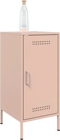vidaXL Ντουλάπι Ροζ 36 x 39 x 79 εκ. από Χάλυβα