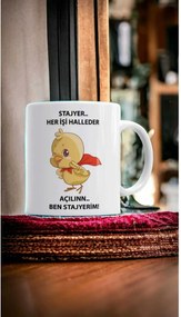 Stewehome Κούπα από κεραμικό με εκτύπωση Λευκό