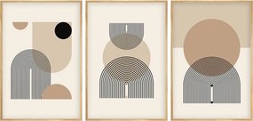 Πίνακας σε καμβά Jefton pakoworld τρίπτυχος με ψηφιακή εκτύπωση 50x2x70εκ