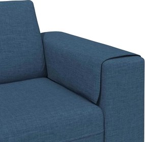 vidaXL Καναπές σαλονιού Μπλε 250 x 77 x 76 εκ. Πολυεστέρας