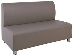 Καναπές 2θέσιος Bandy Ε952,24 130x71x88cm Pu Sand-Grey Τεχνόδερμα