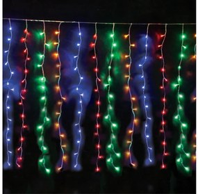 Κουρτίνα Λαμπάκια 360 LED Πολύχρωμα Επεκτεινόμενα max 2Σετ IP44 200x200cm Διάφανο X08360328 ACA-X08360328-Διάφανο X08360328