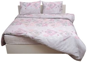Σεντόνι Des. 5002 Σετ 3Τμχ Grey Anna Riska Ημίδιπλο 180x260cm 100% Βαμβάκι