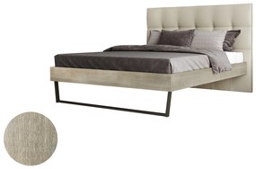 Intrahome Κρεβάτι "ROYAL" διπλό σε χρώμα σταχτί 160x200 Intrahomesa-00652389