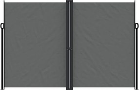 vidaXL Σκίαστρο Πλαϊνό Συρόμενο Ανθρακί 220x1200 εκ.