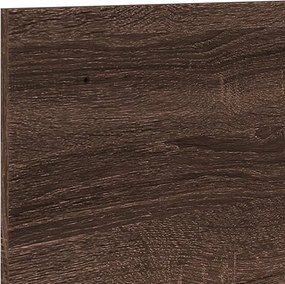 vidaXL Ντουλάπι Τοίχου Καφέ Δρυς 100x16,5x30 εκ. Επεξεργασμένο Ξύλο