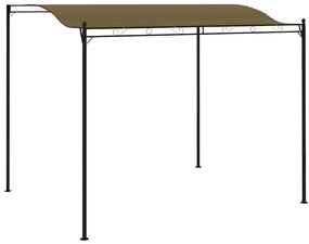 vidaXL Κιόσκι Σκίασης Taupe 3 x 2,4 μ. 180 γρ./μ²