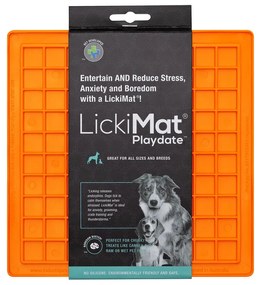 Ταΐστρα σκύλων Lickimat TPR Πορτοκαλί