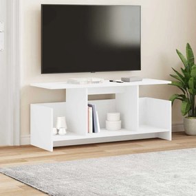 vidaXL Βάση TV Λευκό 102 x 35 x 45 εκ. Επεξεργασμένο ξύλο