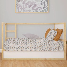 Παπλωματοθήκη Κούνιας (120x160) Dimcol Fox 527 Grey