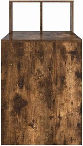vidaXL Γραφείο Καπνιστό Δρύς 108 x 55 x 103 cm Επεξεργασμένο Ξύλο