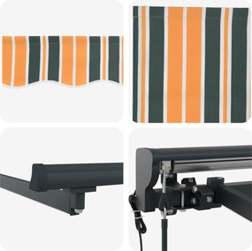 vidaXL Ηλεκτρικό Αναδιπλούμενο Σκίαστρο 4,5 x 3,5 μ