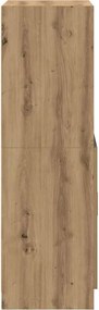 vidaXL Ντουλάπι Κουζίνας Αρτισιανή Δρυς 57x41,5x131,5 εκ. Επεξεργ.Ξύλο