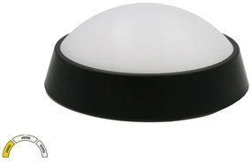 Πλαφονιέρα Φωτιστικό Οροφής LED 15W ΙΡ65 3CCT Φ18cm Lumen-21-1801518-Μαύρο 21-1801518