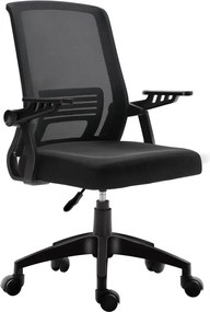 A1180Β Μαυρο/Μαυρο Mesh Πολ/Να Γραφειου