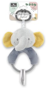 Κρεμαστή Λούτρινη Κουδουνίστρα Elephant Grey 10191400010 Lorelli