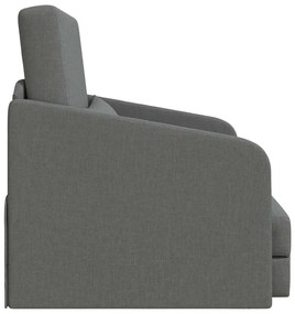 vidaXL Κρεβάτι καναπές Σκούρο γκρι 65 x 80 x 83 εκ. ύφασμα