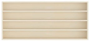 vidaXL Ξύλινη βιτρίνα συλλεκτών Καφέ 80 x 8.5 x 36 εκ. Κόντρα πλακέ