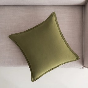 Μαξιλαροθήκη Light Veil Nature Green/Vanilla 43x43cm - Gofis Home 309/30