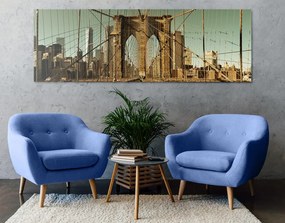 Εικόνα της γέφυρας του Μανχάταν στη Νέα Υόρκη - 120x40