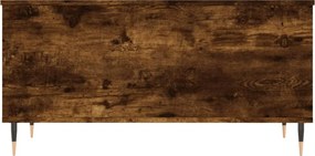 vidaXL Τραπεζάκι Σαλονιού Καπνιστή Δρυς 90x44,5x45 εκ. Επεξ. Ξύλο