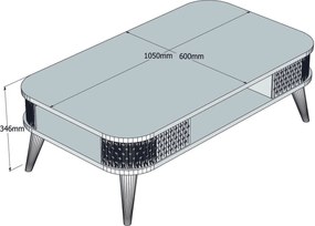 Coffee Table Eylül - White White