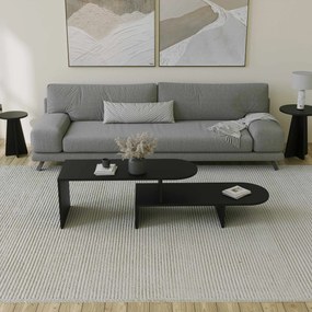 Coffee Table Set Puzzle - Black Black