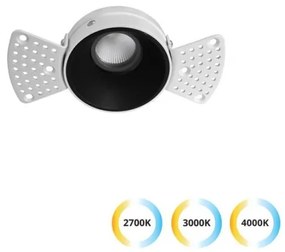 Χωνευτό Φωτιστικό Σποτ Trimless Alea LED IP44 5W 3000K 38° Μαύρο 3914-110B-3-S-38 Viokef-3914-110B-3-S-38-Μαύρο 3914-110B-3-S-38