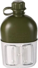 Στρατιωτική καραβάνα με παγούρι - 920076 - Green