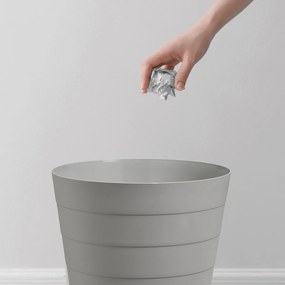 Καλάθι Απορριμμάτων (Φ29x30) Z-L 13.5lt Grey 18108