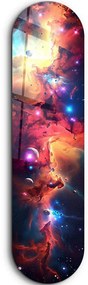 Πίνακας Γυάλινος Colorful Space 226SNG1109 20x80cm Multi Wallity Vertical Glass