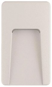 Απλίκα Επιτοίχια Slim IP65 L9xW3,2xH15cm Led 3w 3000K 80lm 220-240V Λευκό ABS+Plastic Eurolamp Pro 145-52021