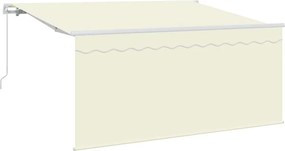 vidaXL Σκηνίτσα Αναδιπλούμενη Κρεμ 300 x 200 cm