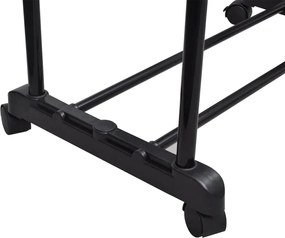 vidaXL Κρεμάστρες Ρούχων Δαπέδου Διπλές 2 τεμ. Ρυθμιζόμενες