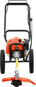 vidaXL Θαμνοκοπτικό με Ρόδες Πορτοκαλί 52 cc 1,45 kW