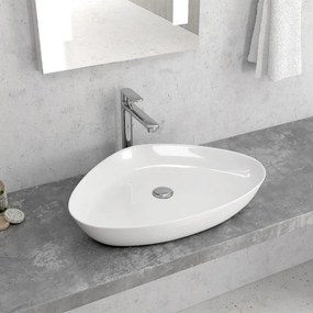 KARAG LT1131 Νιπτήρας Επικαθήμενος Λευκό Πορσελάνη