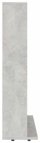 vidaXL Έπιπλο για CD Γκρι του Σκυροδέματος 100x23x89,5 εκ. Επεξ. Ξύλο
