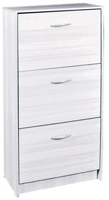 Παπουτσοθήκη Απόχρωση Άσπρο  53x24x113cm Ε839,3