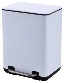 Estia Χαρτοδοχείο - Κάδος Μπάνιου Cubic Soft Close 6lt Λευκό 02-20958