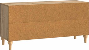 vidaXL Ντουλάπι TV 102 x 34,5 x 50 εκ. Τεχνίτικη Δρυς