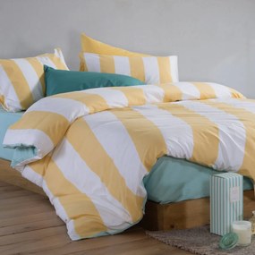 Σεντόνια King Size (Σετ) Nef-Nef Homeware Casual Vertia Yellow