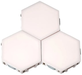 Omnia 1002752 Διακοσμητικό Φωτιστικό Hexagon LED σε Λευκό Χρώμα